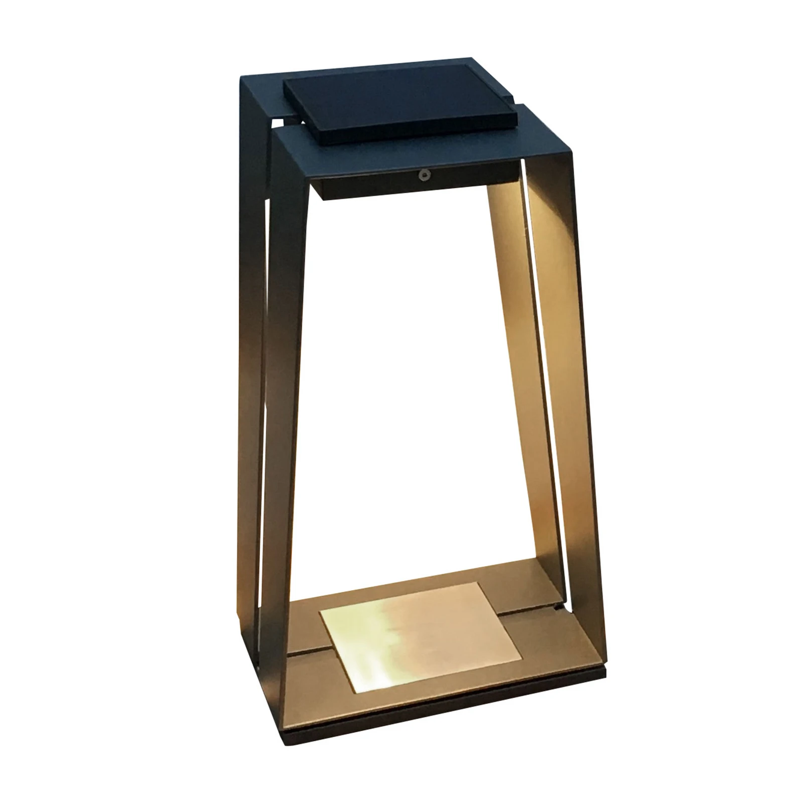 Farol LED solar Skaal de aluminio, 40 cm, gris