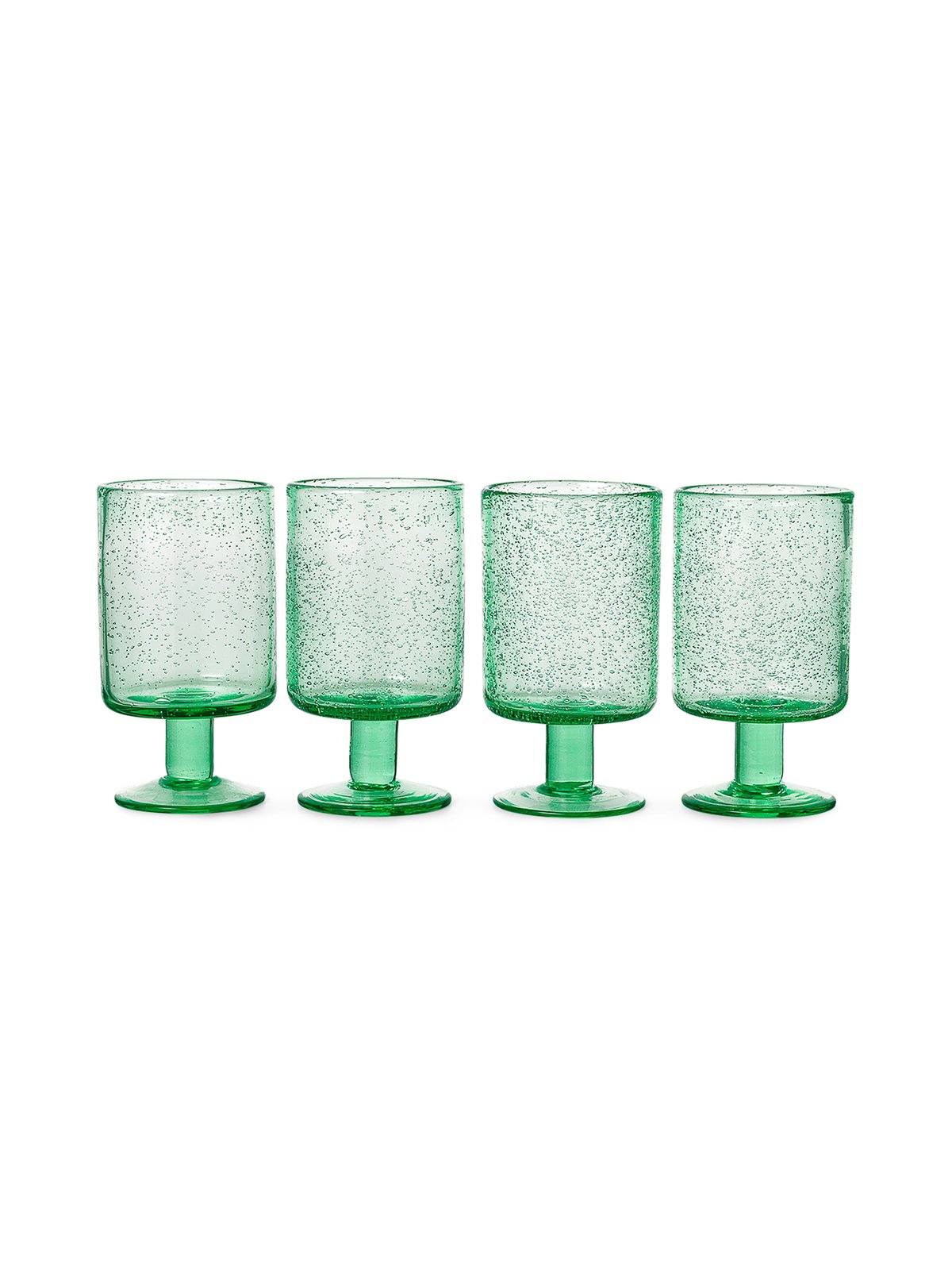 ferm LIVING wine glass Oli, clear, 220 ml, glass, mouth-blown