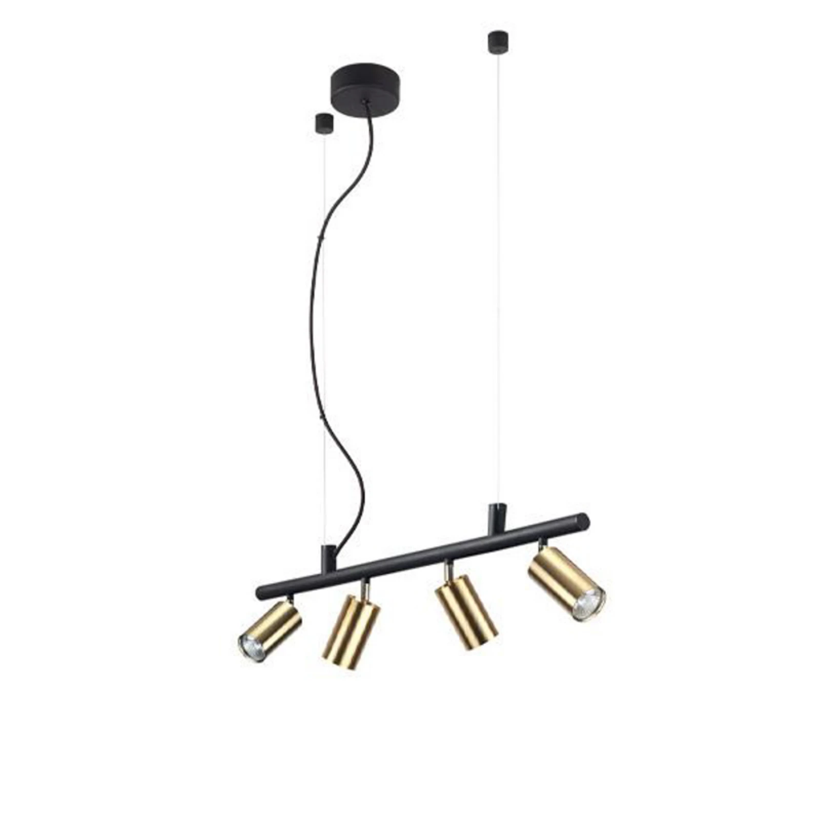 "Ideal Lux" pakabinamas šviestuvas "Dynamite" žalvario/juodo metalo 4