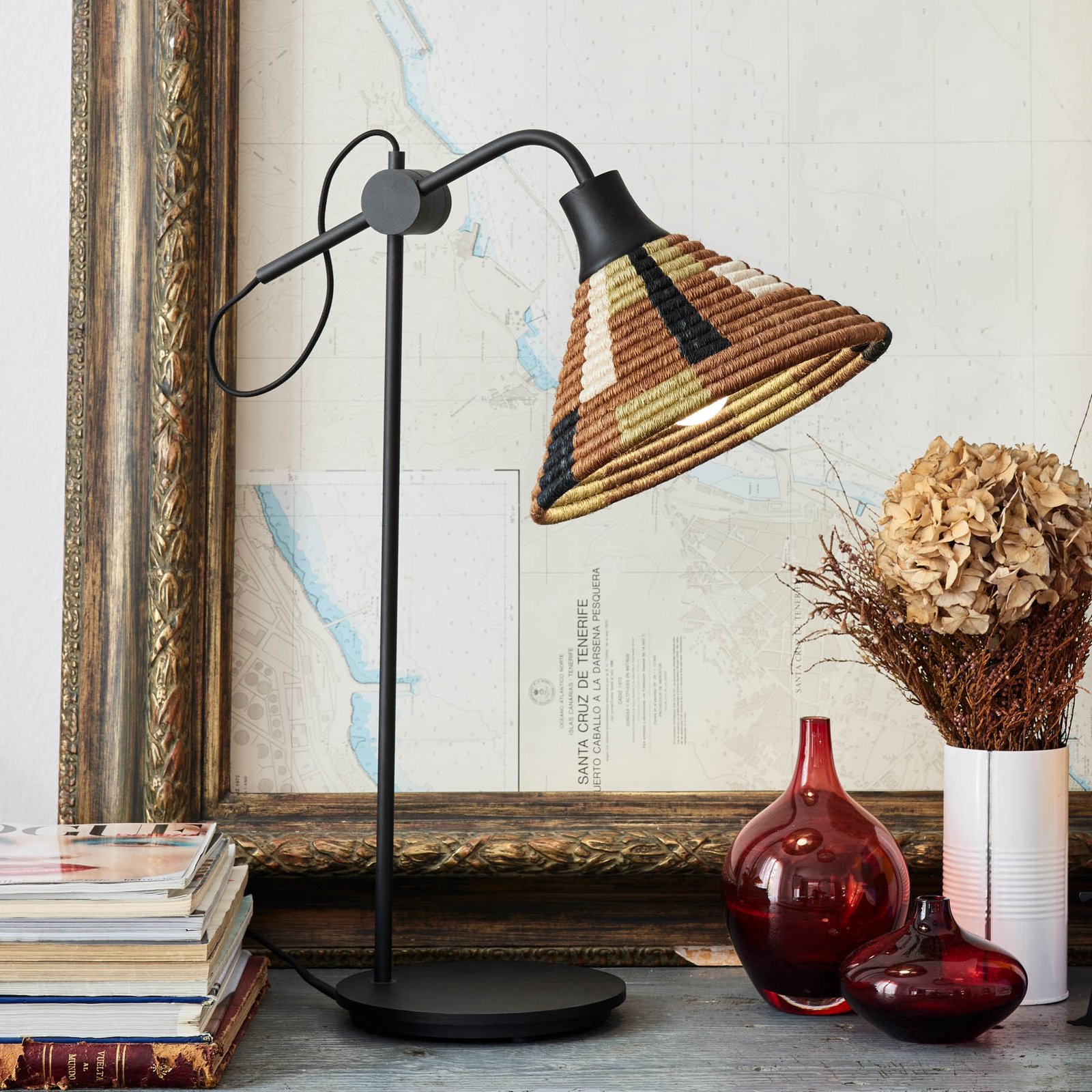 Parrot Table Lamp Brown - Forestier