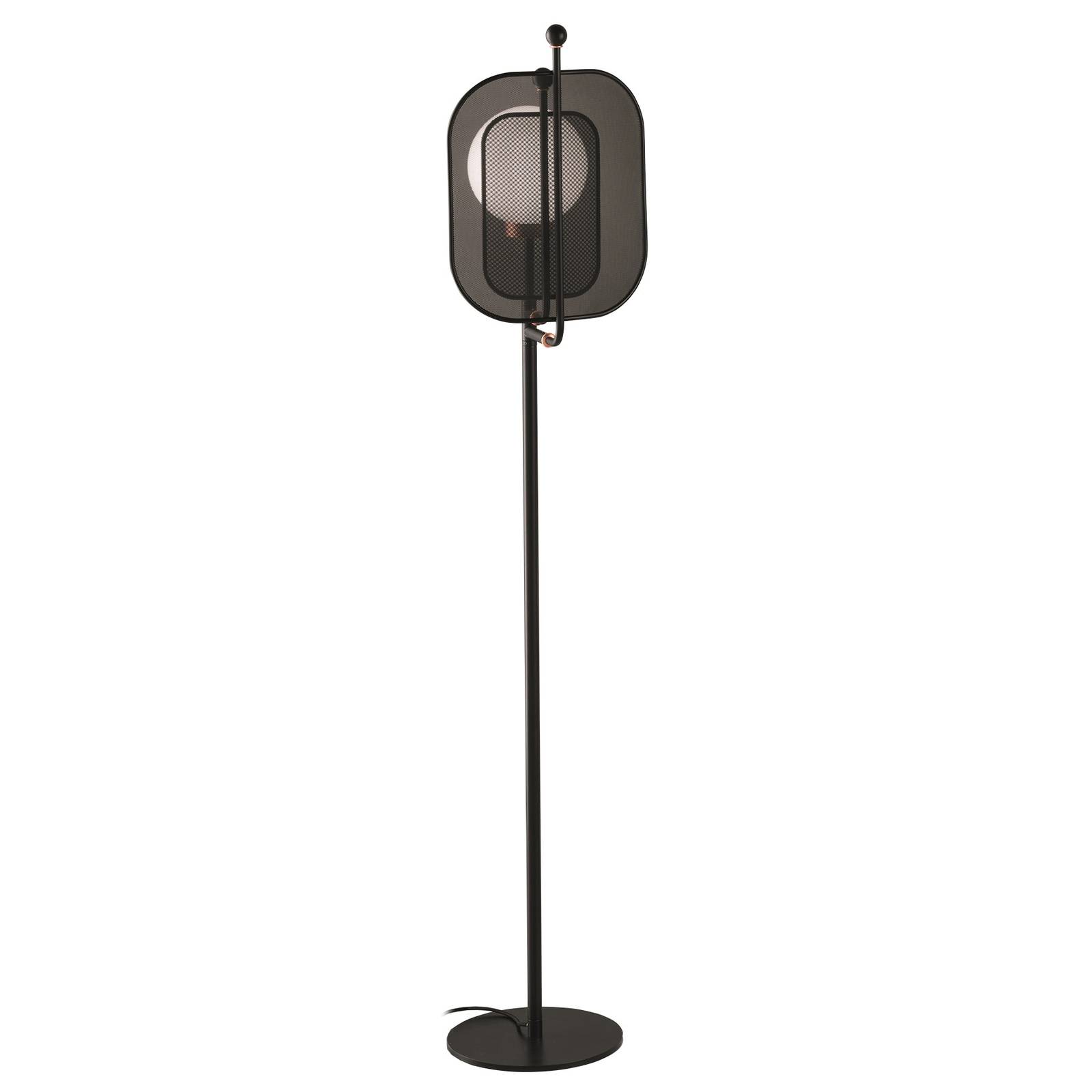 Lampadaire Papilio STL1 verre Murano noir