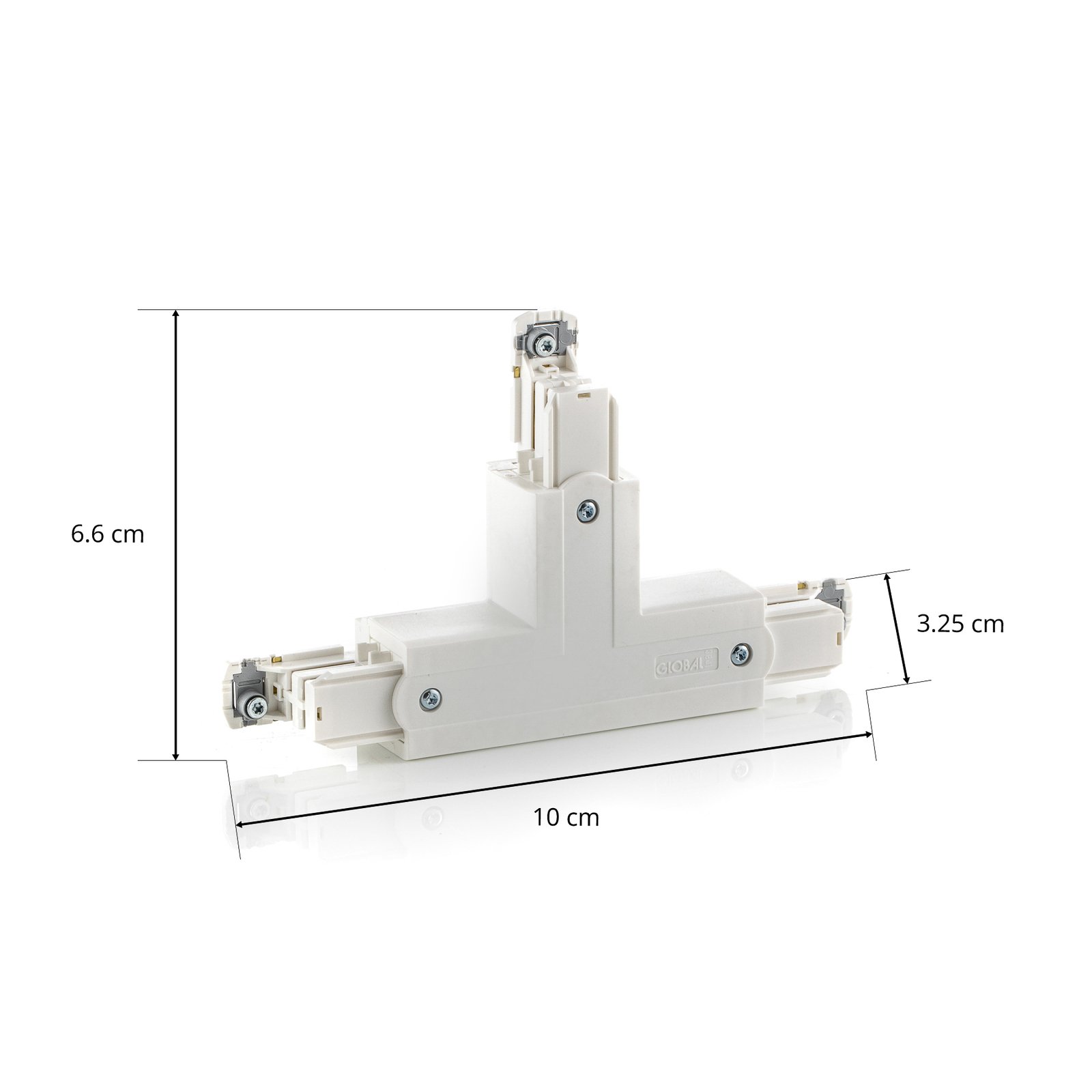 Connecteur T Noa cond. protection int droite blanc