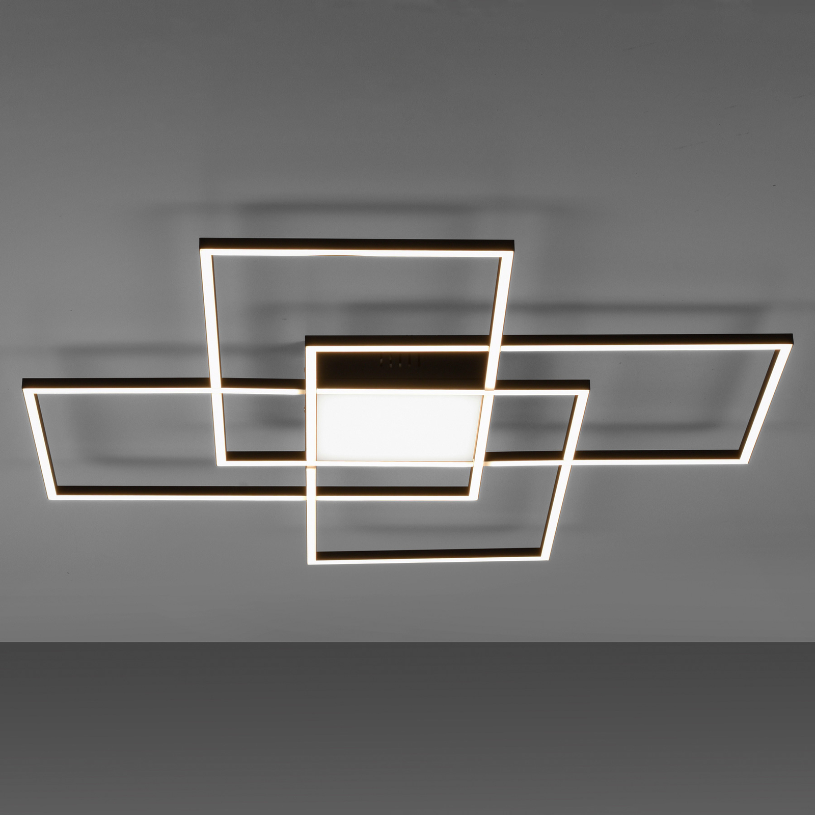Paul Neuhaus Q-ASMIN plafón LED, 80 x 80 cm