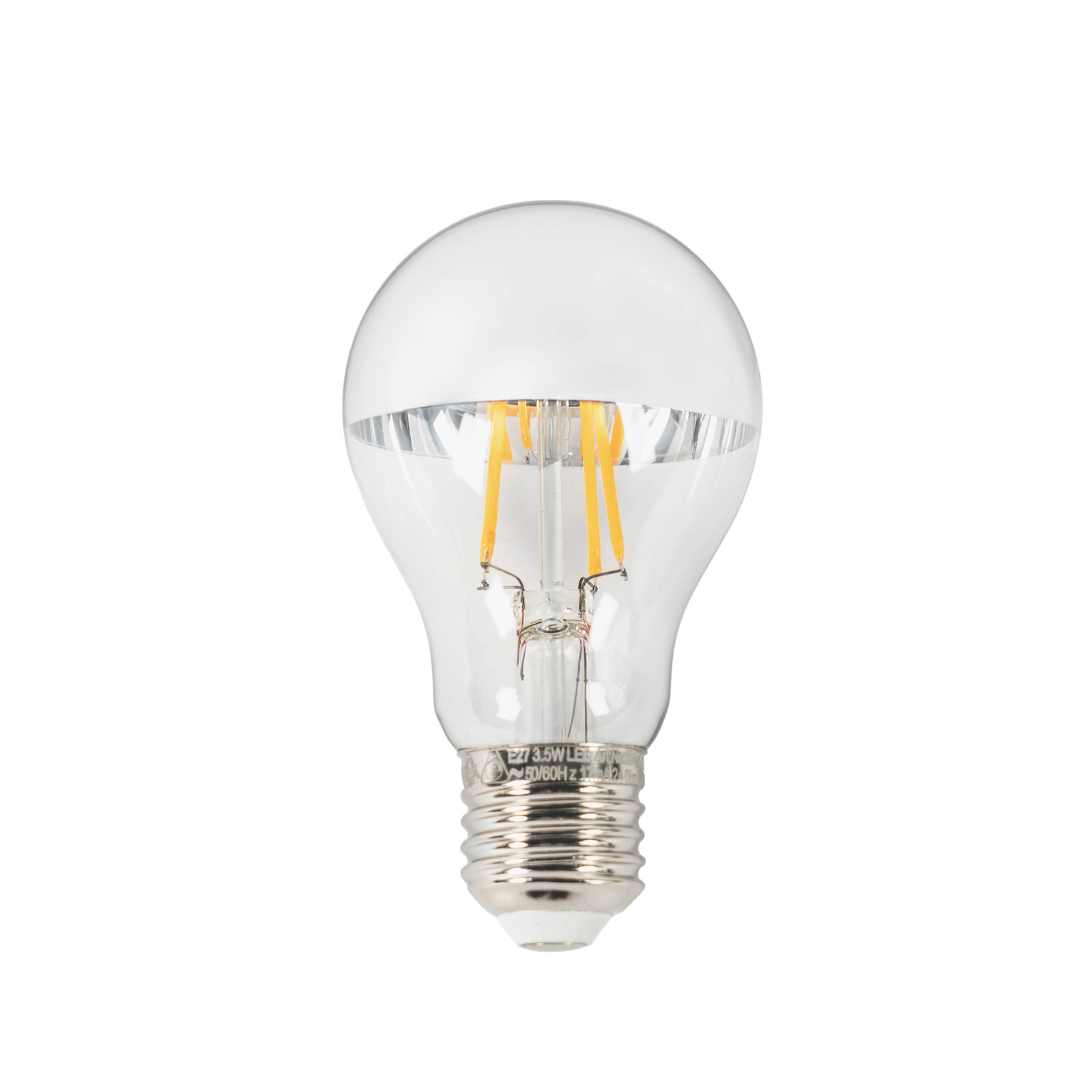 E27 3,5W ampoule miroir LED A60 2 700K argenté x5 Luminaire.fr