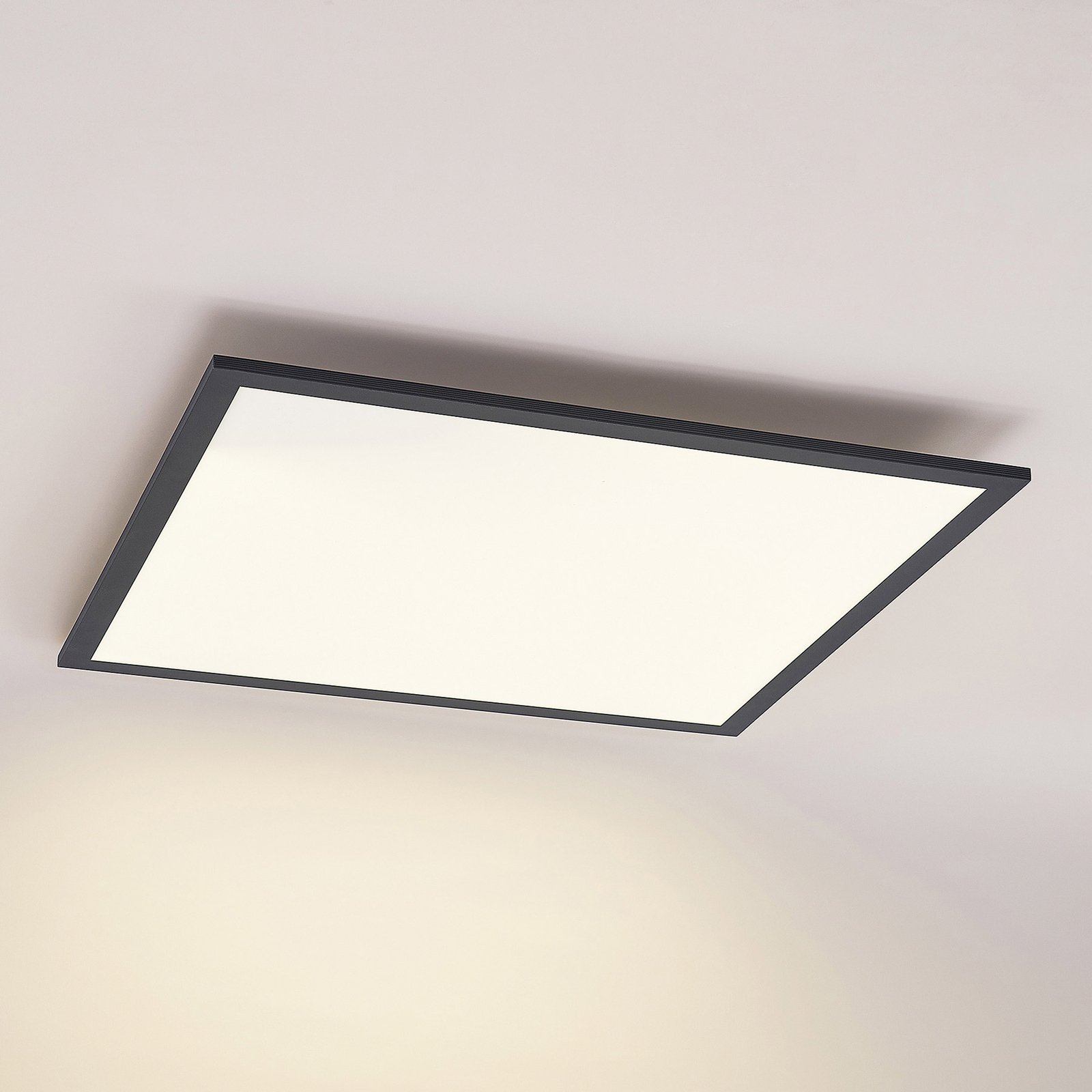 Nelios Ceiling Lamp LED 4000K 62x62 Black - Lindby