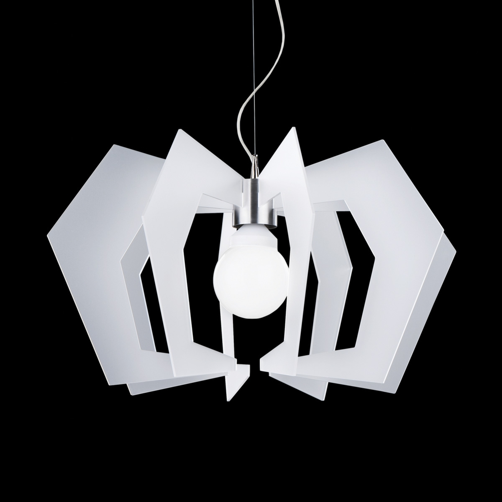 Innovativ designer hængelampe Spider, hvid