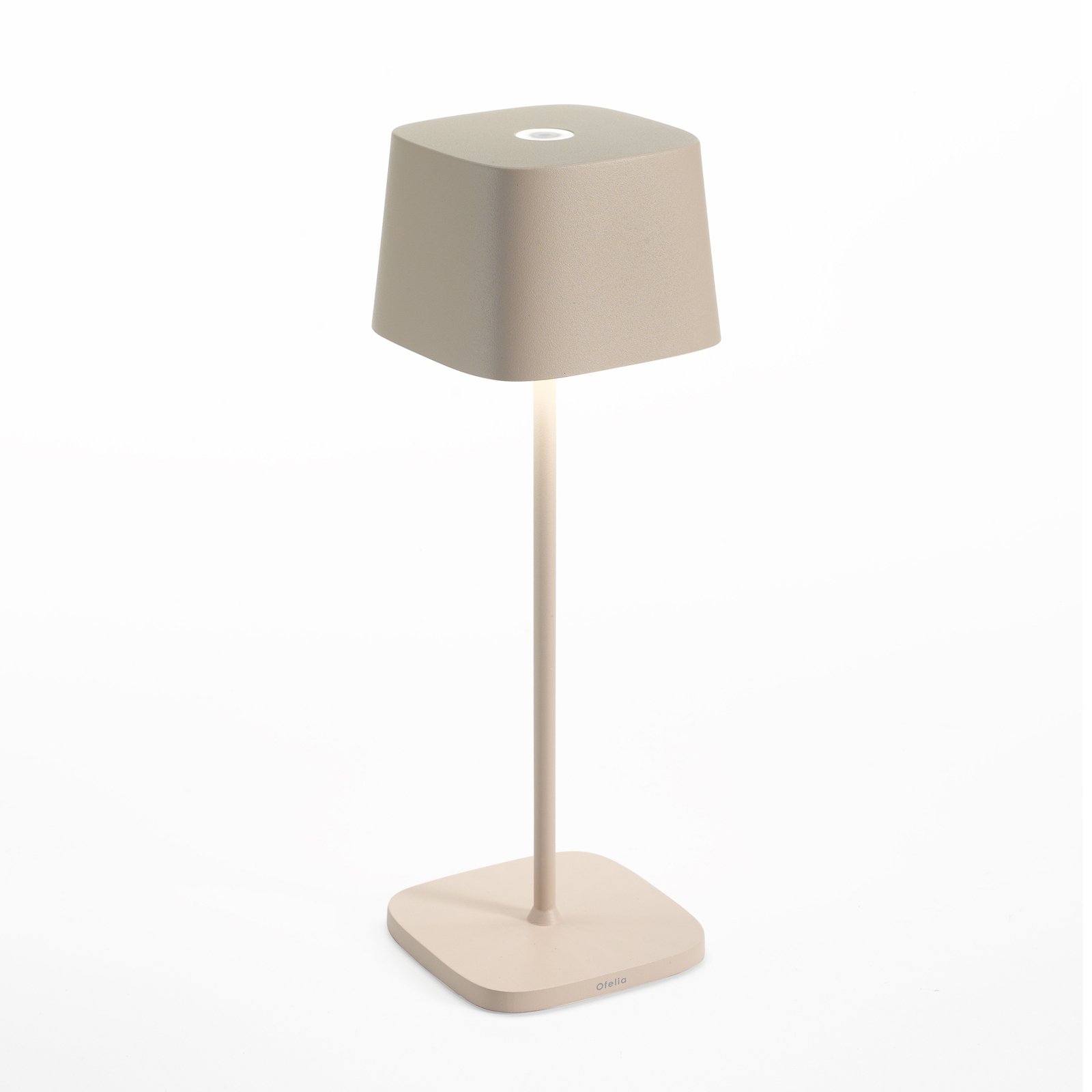 Zafferano Ofelia 3K Lampe de table à accu IP65 sable