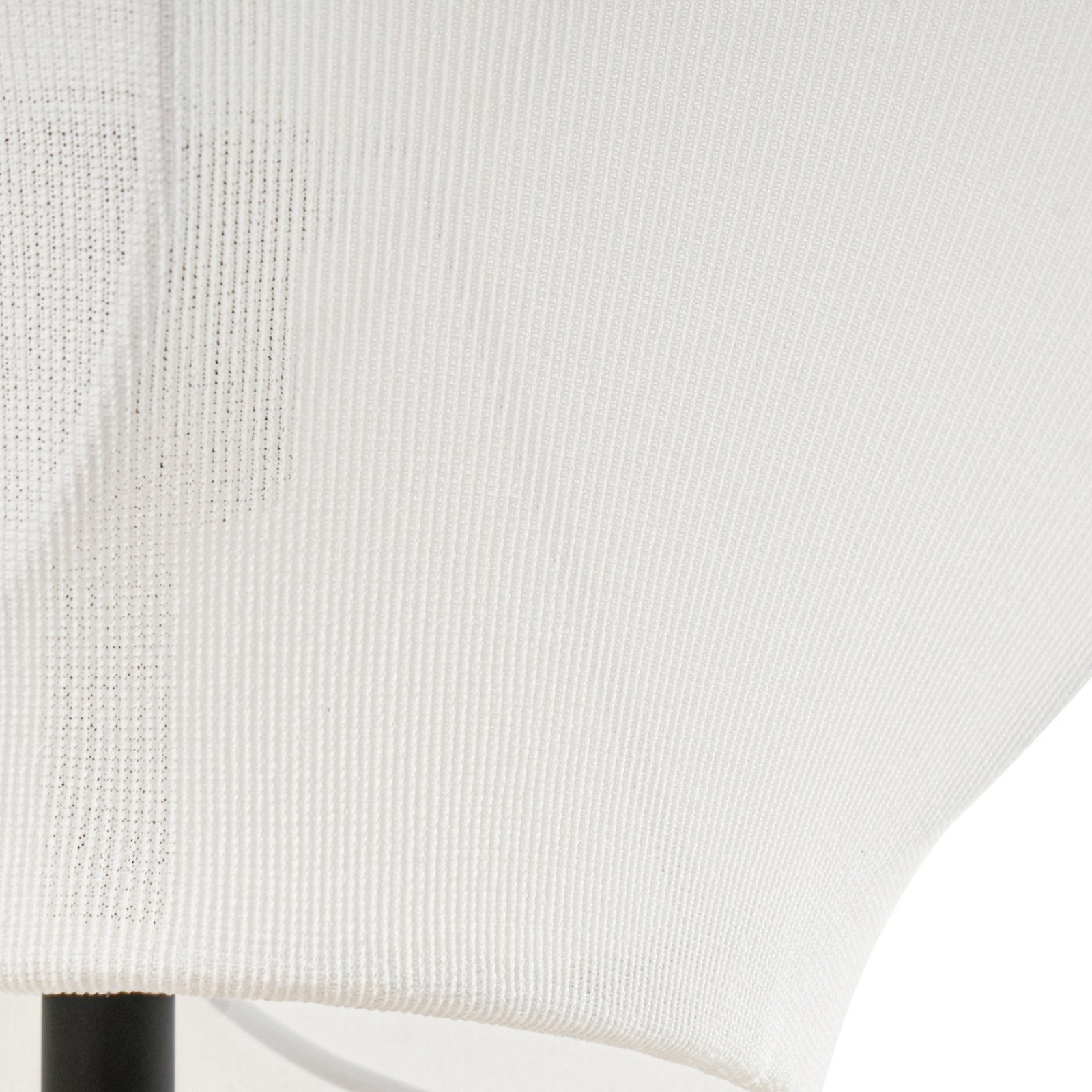 Lucande podna lampa Tovina, tekstil, bijela, visina 165 cm