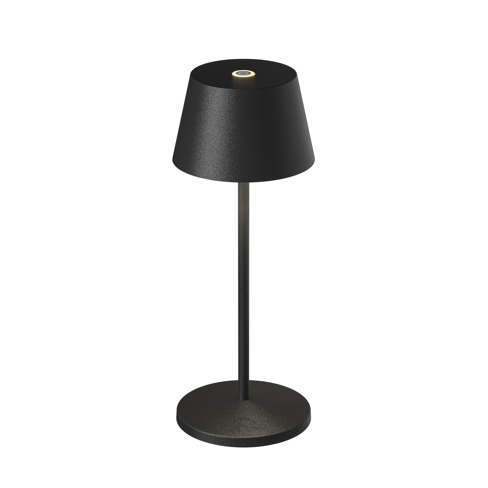 LOOM DESIGN LED oplaadbare tafellamp Modi Micro, IP65, zwart