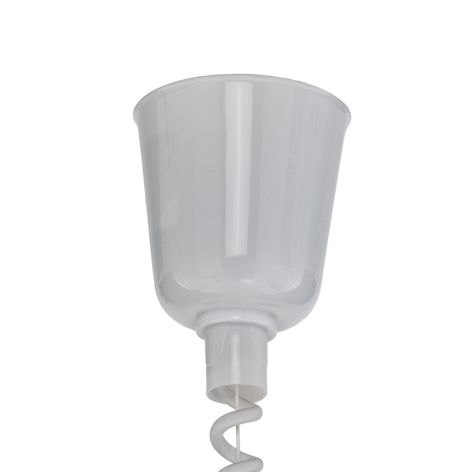 Lindby Hängelampe Nadija, weiß, 43 cm, höhenverstellbar, E27