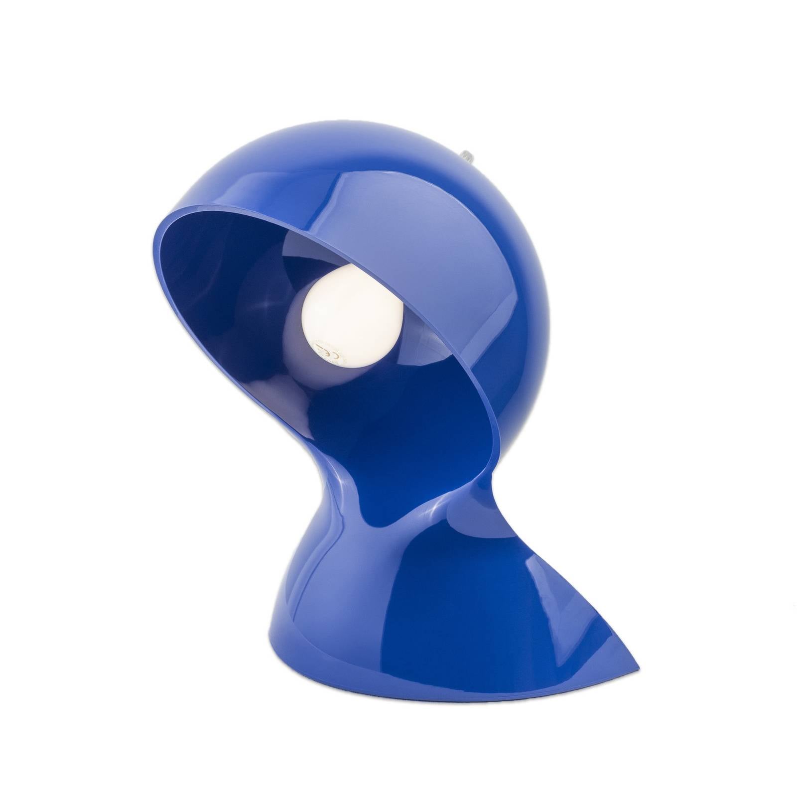 Artemide Tischleuchte Dalú, blau, Höhe 26 cm, Kunststoff
