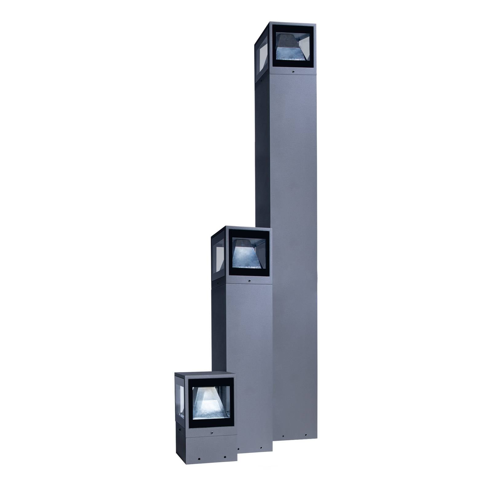 DOTLUX WAY LED-Sockelleuchte Höhe 20cm, 3.000K