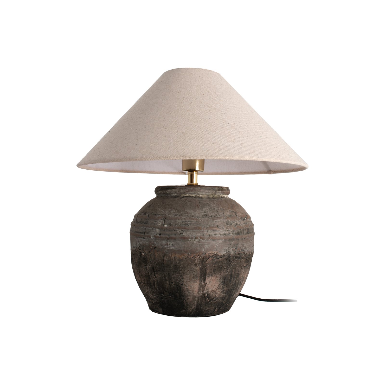 Lucande bordlampe Thalorin, højde 46 cm, keramik