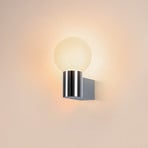 SLV Varyt bathroom wall light, chrome, aluminium, width 12 cm