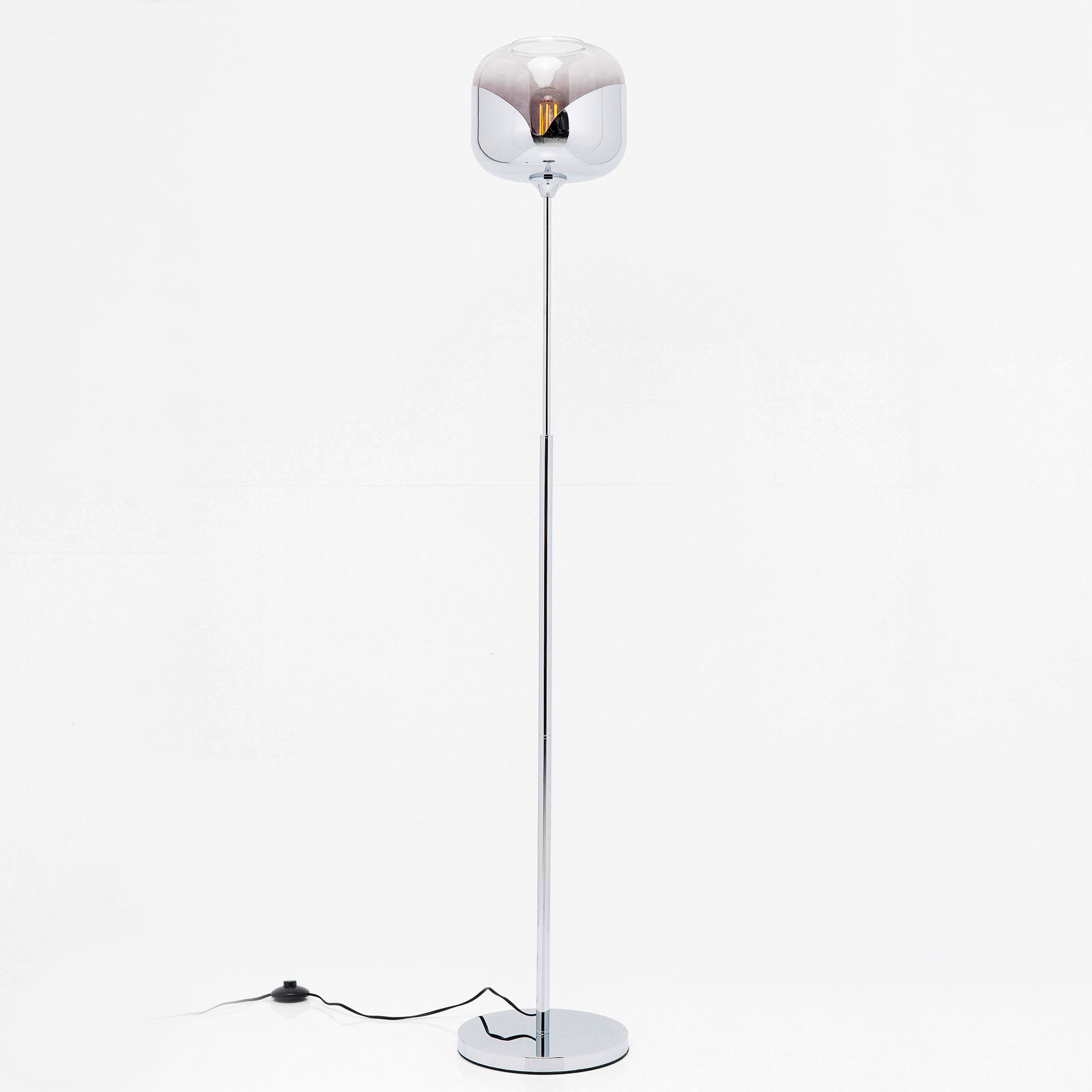 chrome ball floor lamp