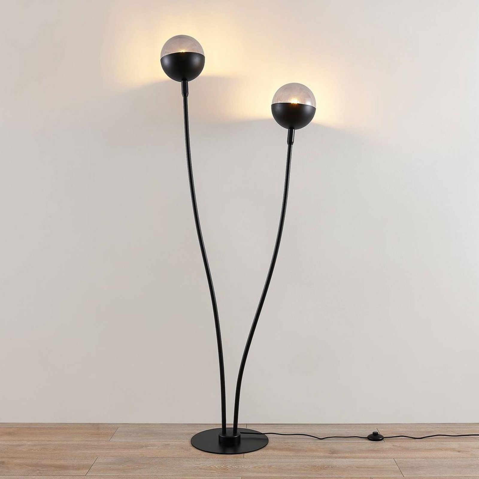 Dustian 2 Lampadar Black - Lucande