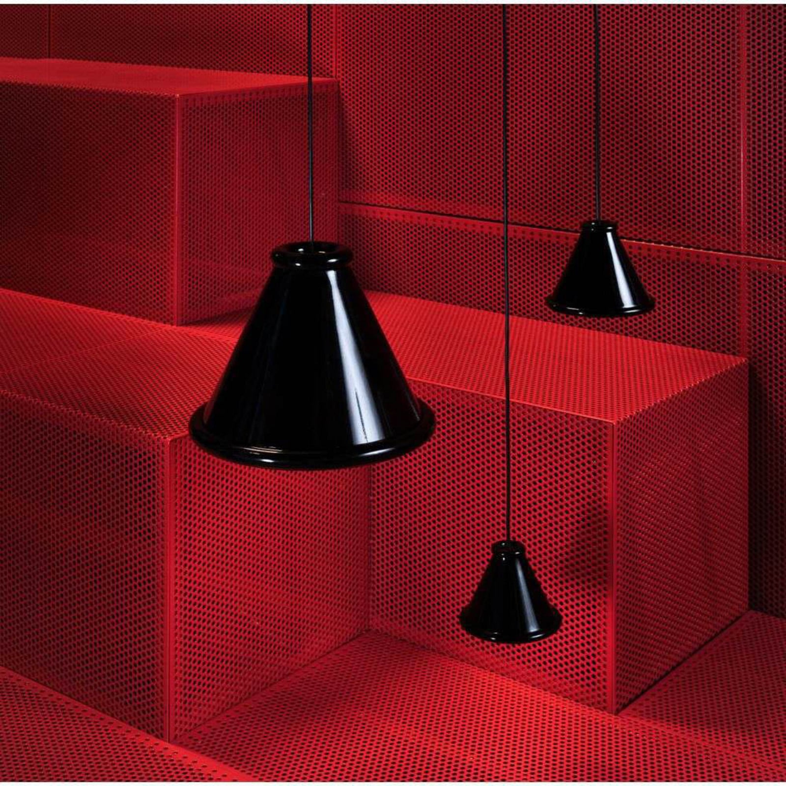 Belle Pendel Ø15 Glossy Black Belid - Spisestue - Metal billede