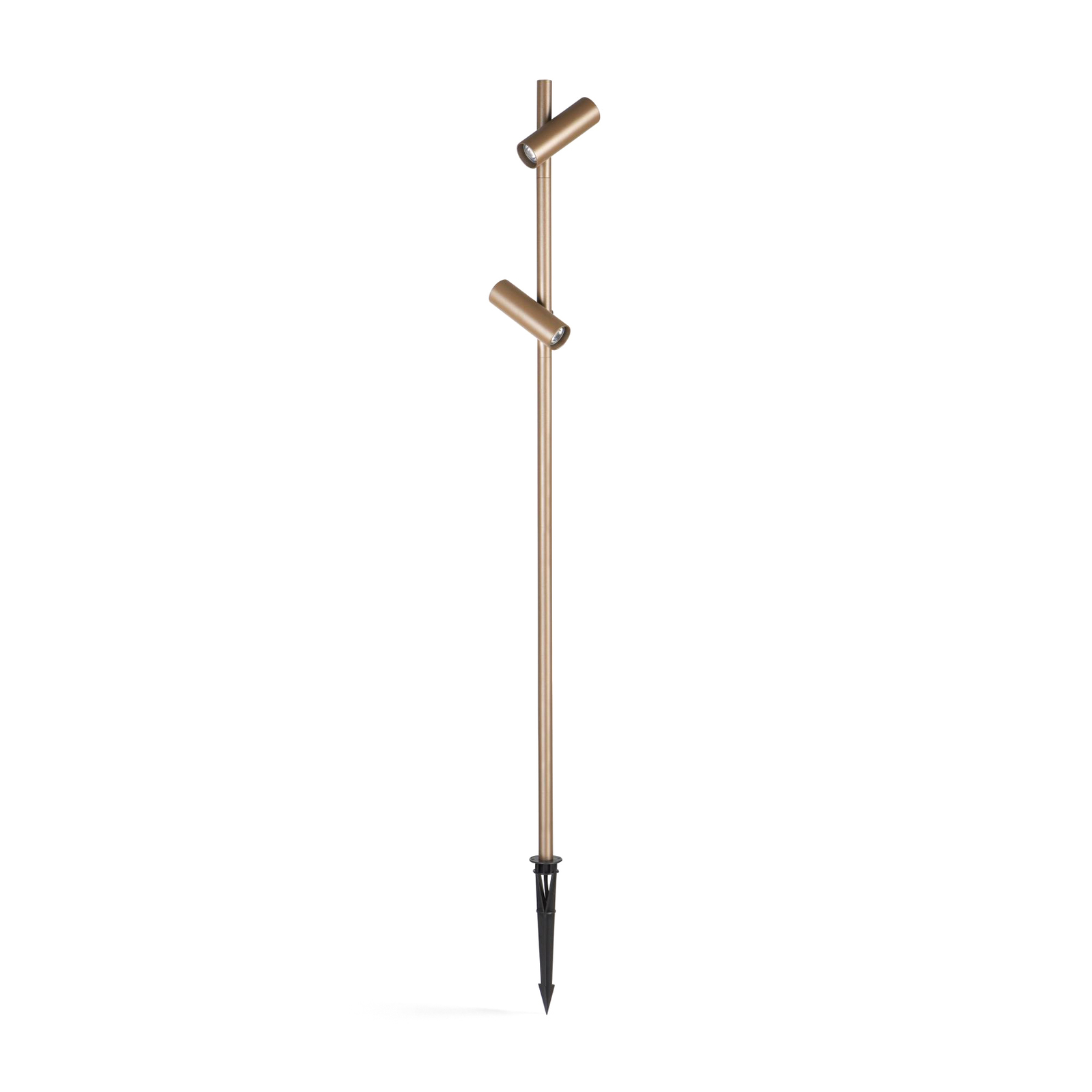 LEDS-C4 LED-Erdspießstrahler Juncus 2, braun, Höhe 120 cm
