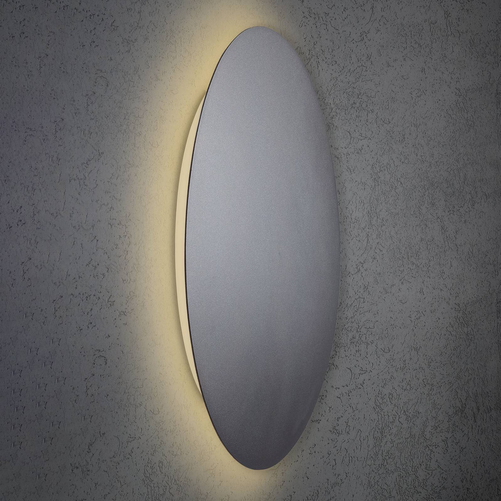Escale Blade LED-Wandleuchte anthrazit Ø 79 cm