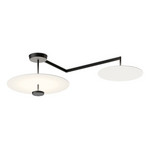 Flat LED-Deckenleuchte 3-flg. Ø 55 cm weiß - Vibia