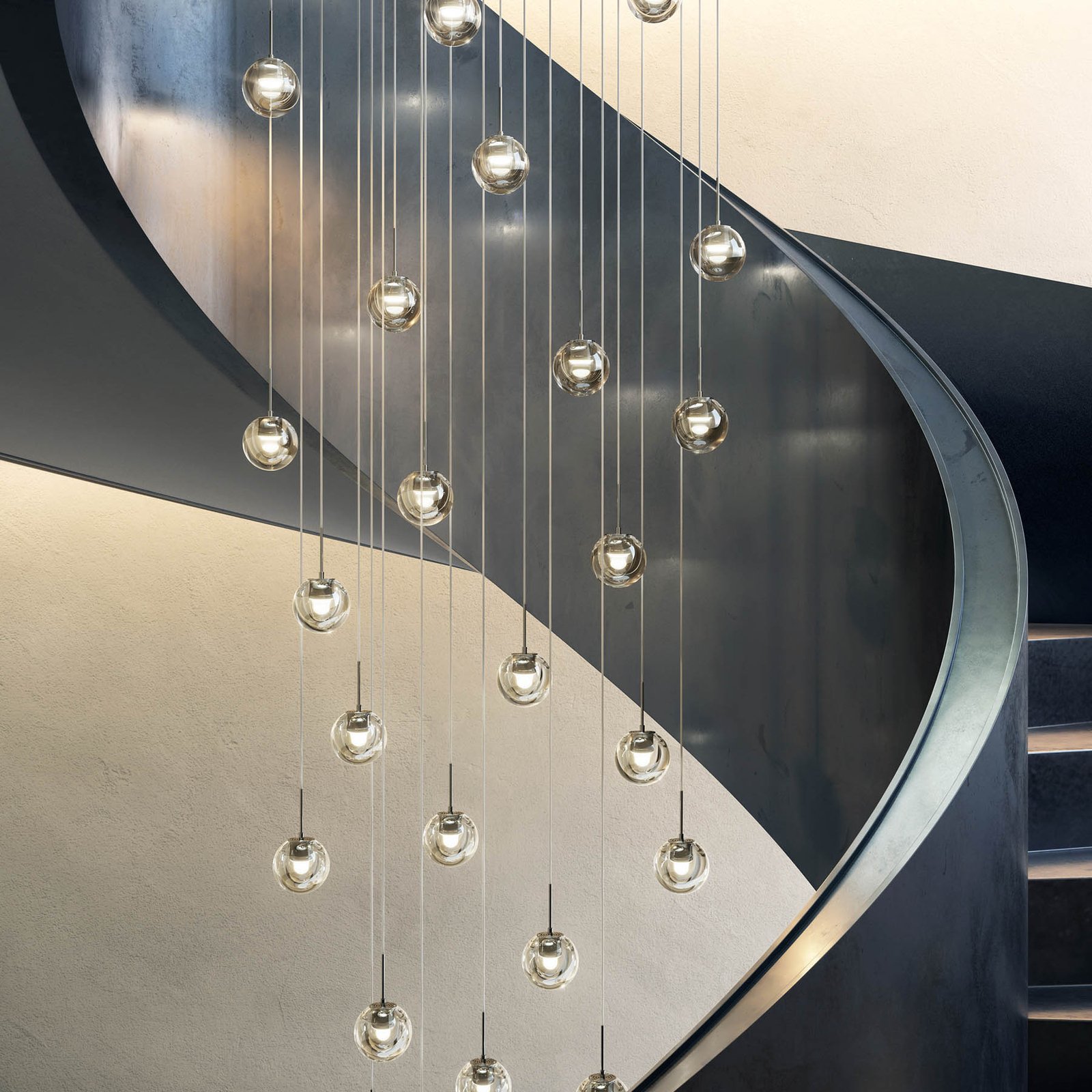 Dew Pendelleuchte Chrome - KDLN