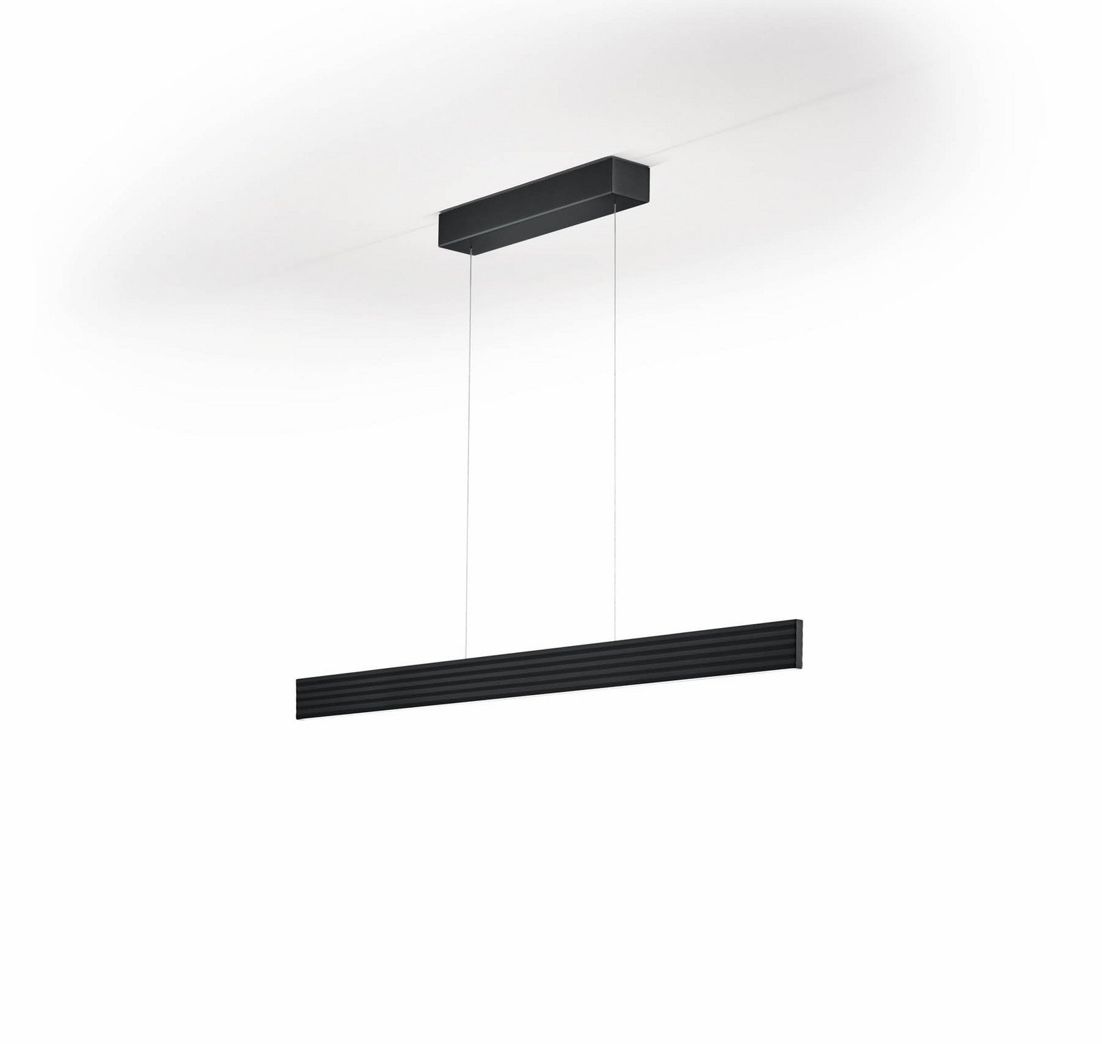 Knapstein Lampă suspendată cu LED Fara sus/jos lungime 112cm negru - Camera de zi / sufragerie - modern - Metal