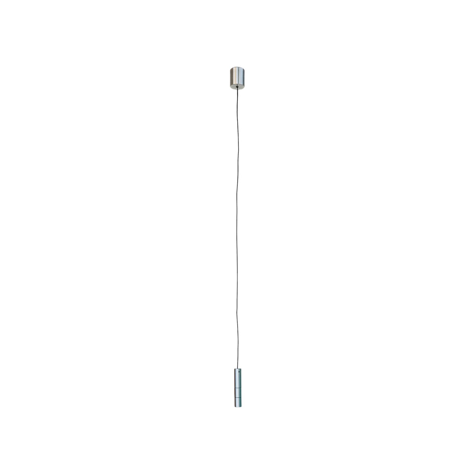 Nemo LED hanglamp Type, aluminiumkleurig, 3000K, 15-60°, dimbaar