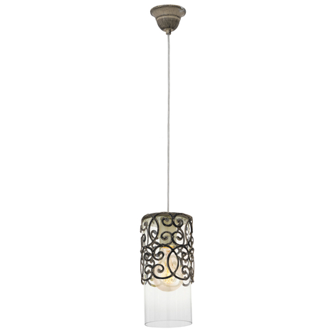 Suspension Vintage brun