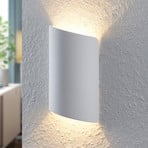 Candeeiro de parede Lindby Akumo LED feito de gesso