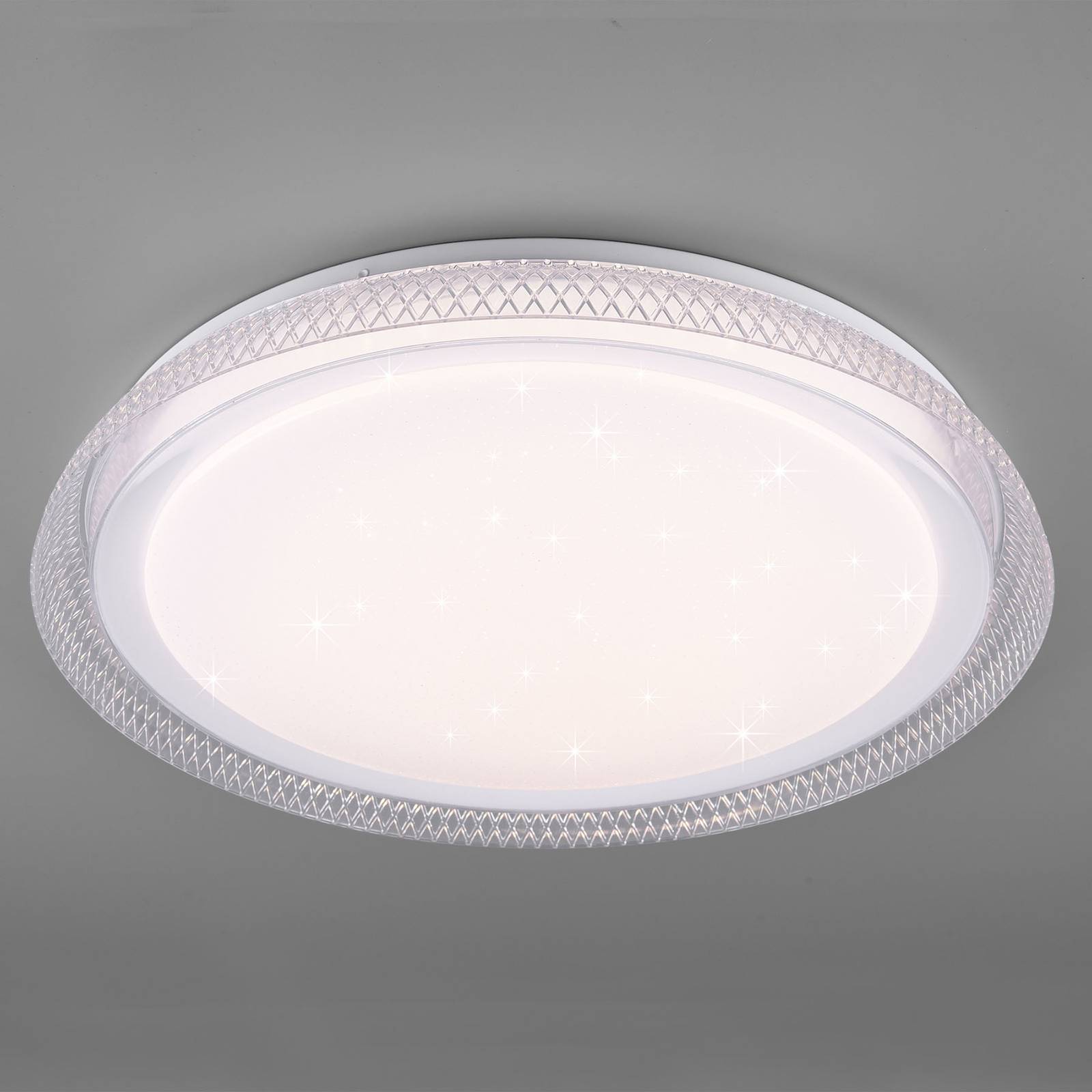 Plafonnier LED Heracles, tunable white, Ø 50 cm