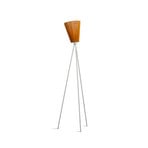 Oslo Wood Stojací Lampa Light Grey/Caramel - Northern