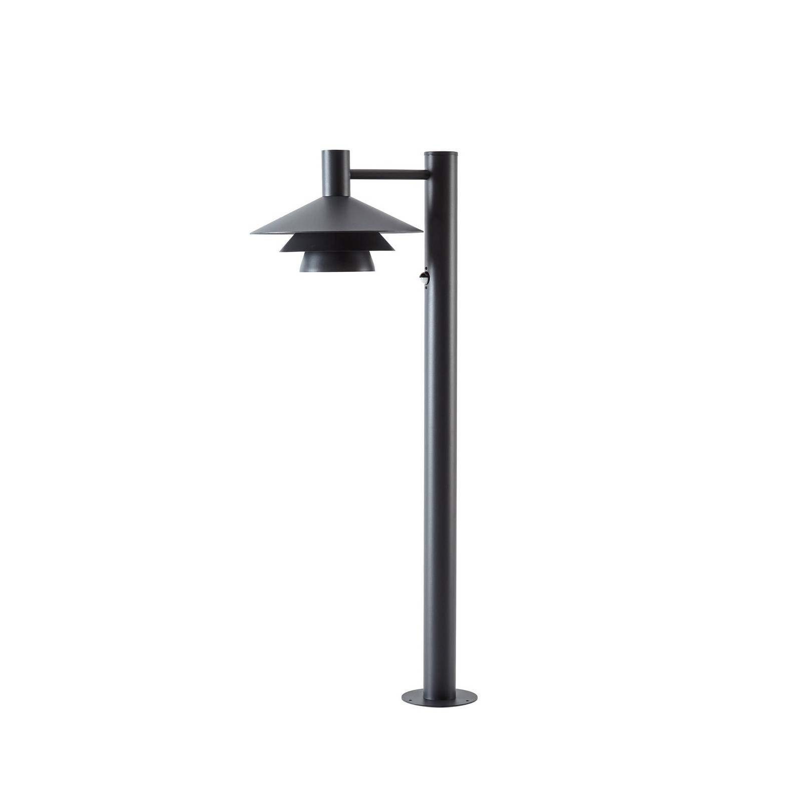 Lucande LED-Wegeleuchte Montaro, 100 cm, anthrazit, Sensor