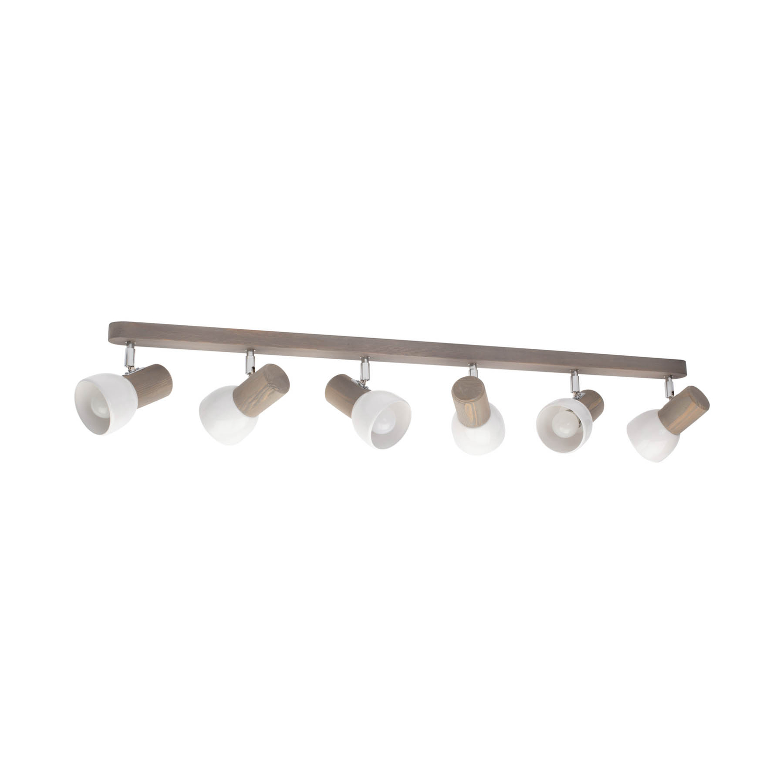 Envostar Nale spot pour plafond 6 lampes pin gris