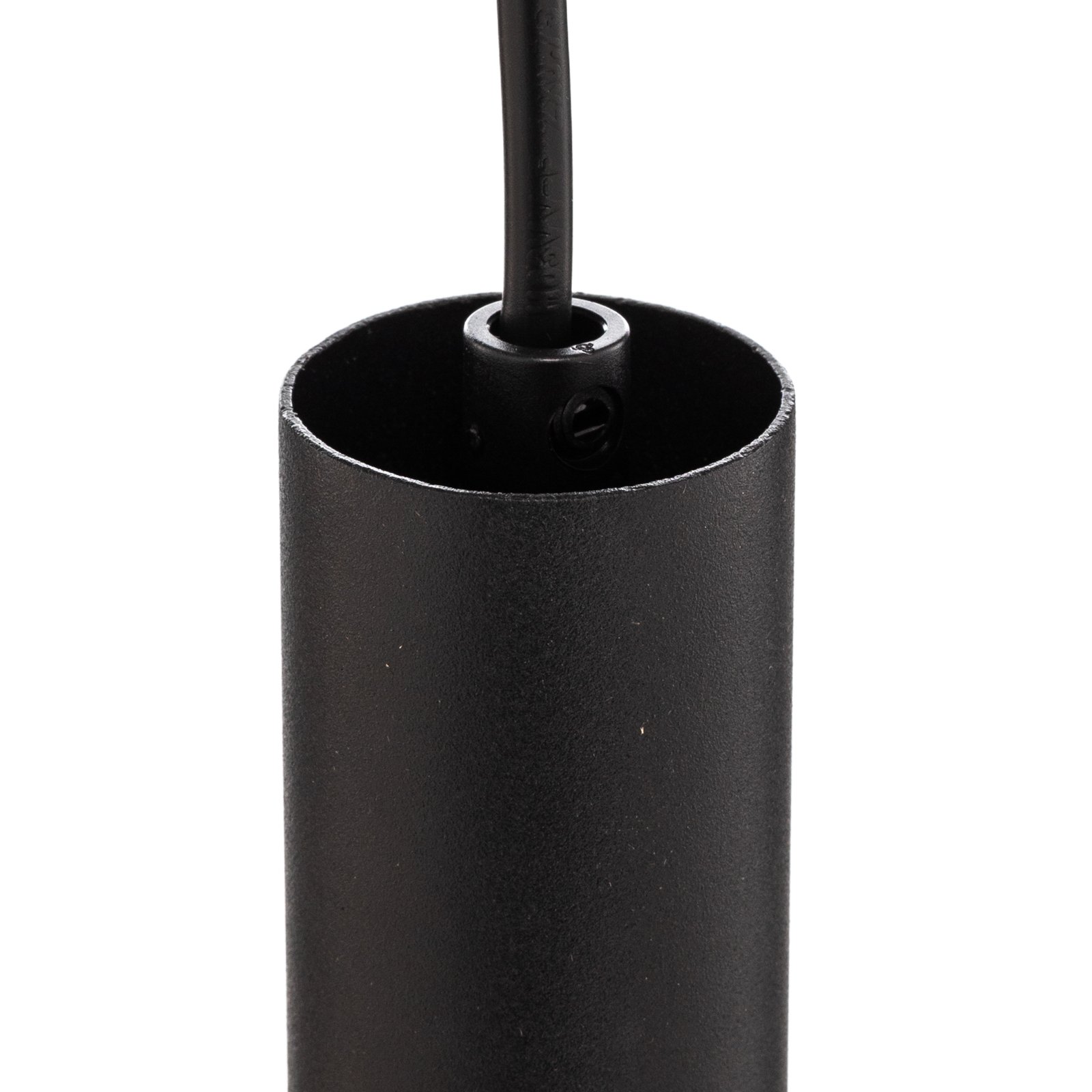 Corte pendant light, black, 1-bulb
