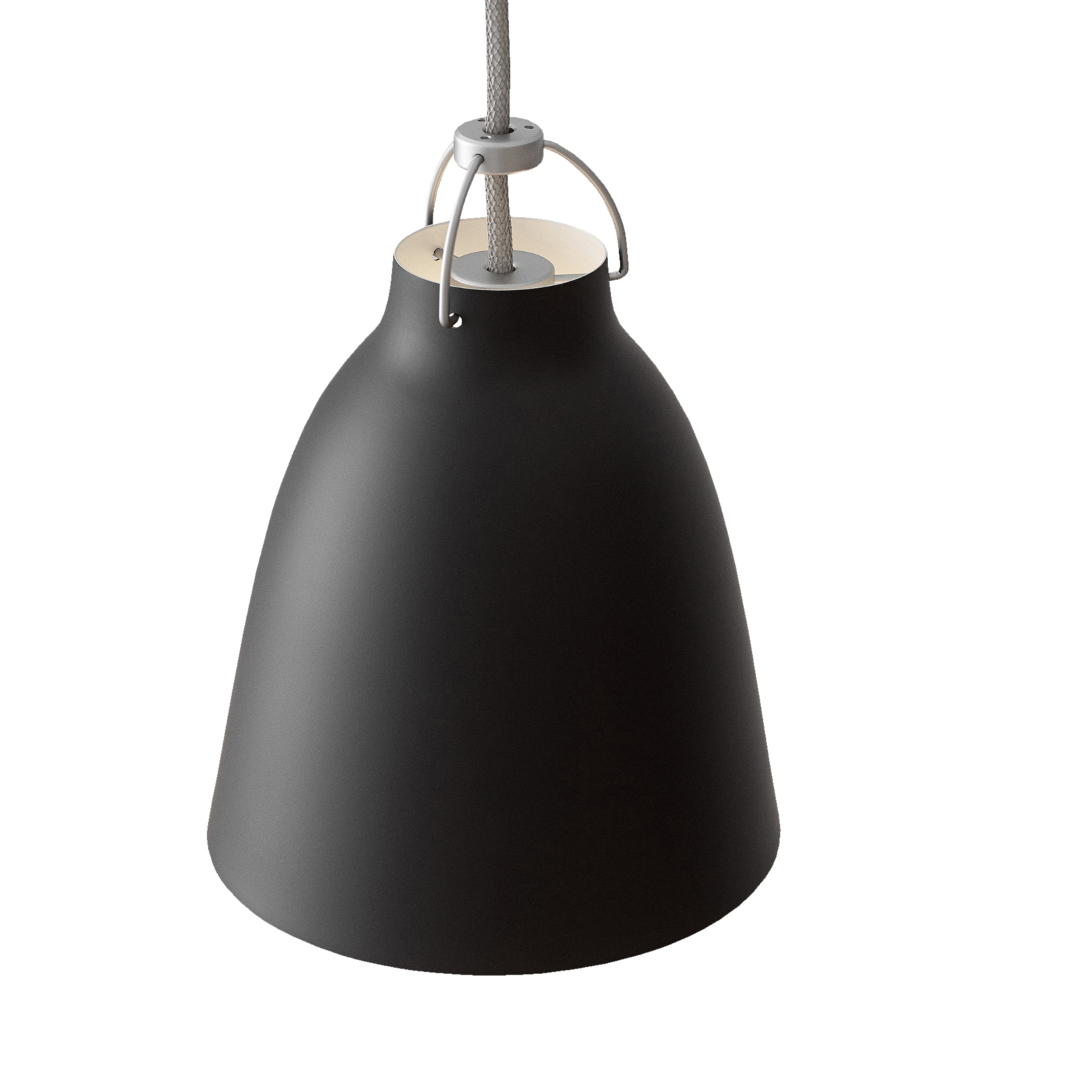 Caravaggio™ P1 Pendelleuchte Matt Schwarz - Fritz Hansen