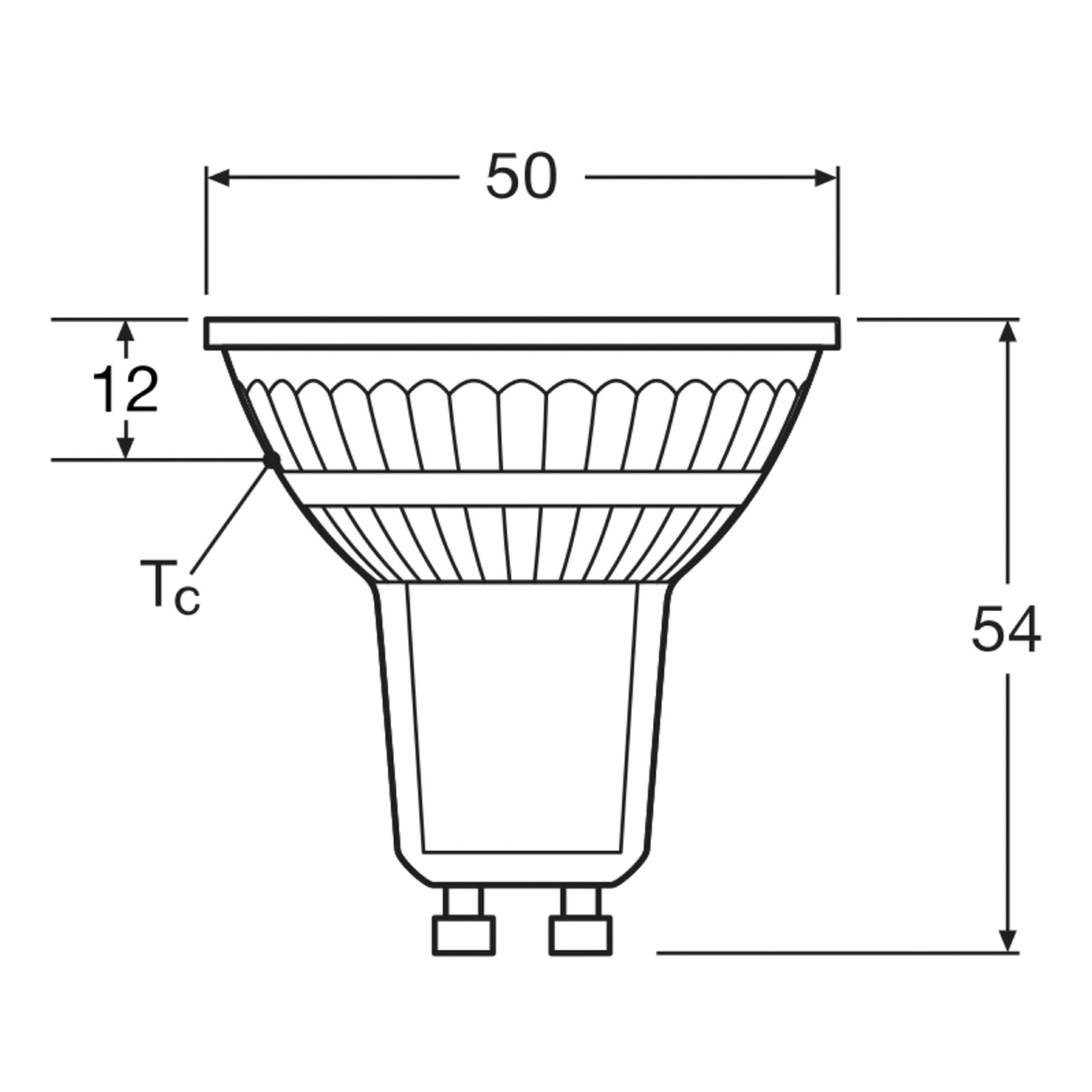 Ampoule LED OSRAM réflecteur Star GU10 2,4 W 4 000 K 35°
