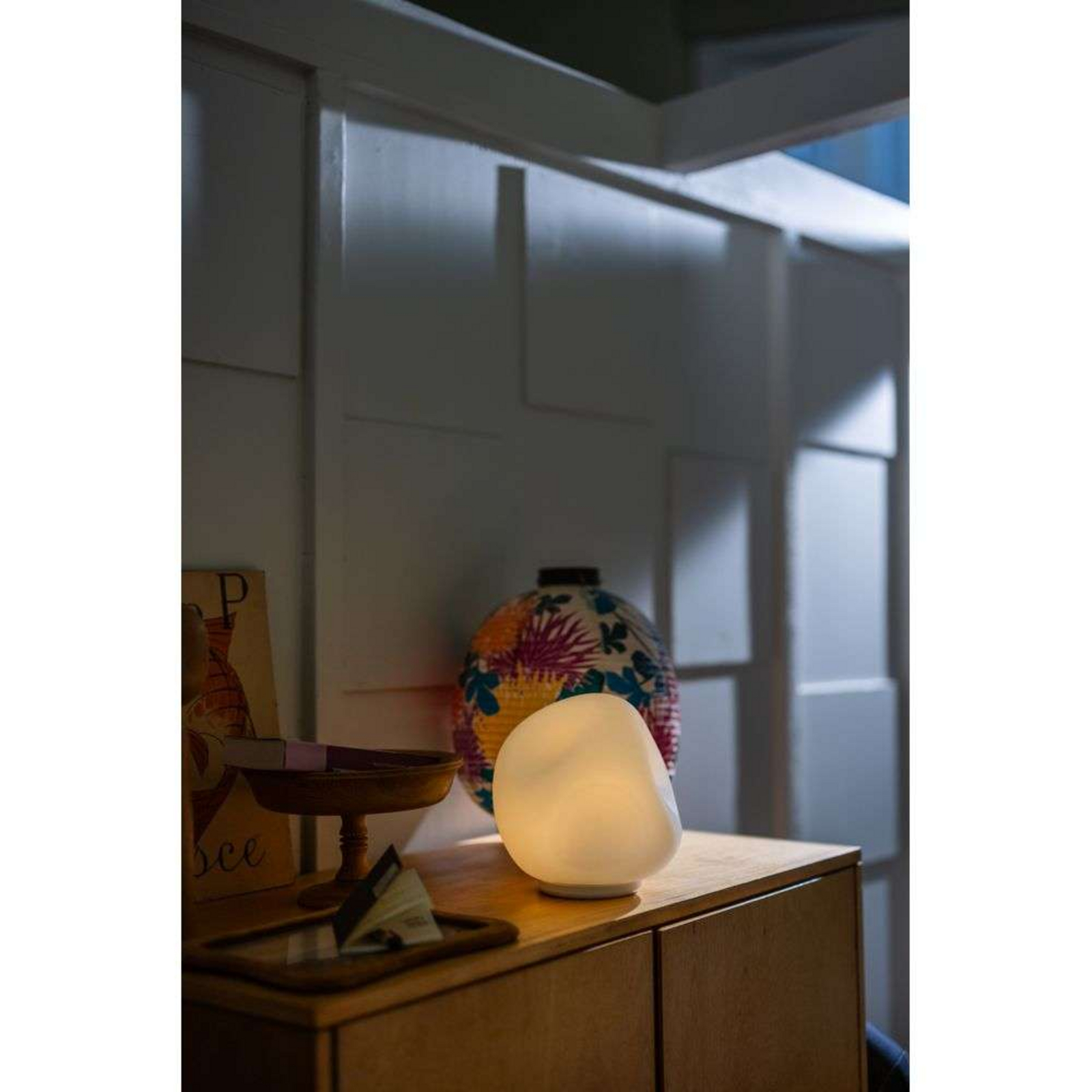 Hoba Midi Stolní Lampa Dim. Bílá - Foscarini