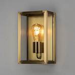 Kültéri fali lámpa Carpi, sárgaréz, szélesség 18cm