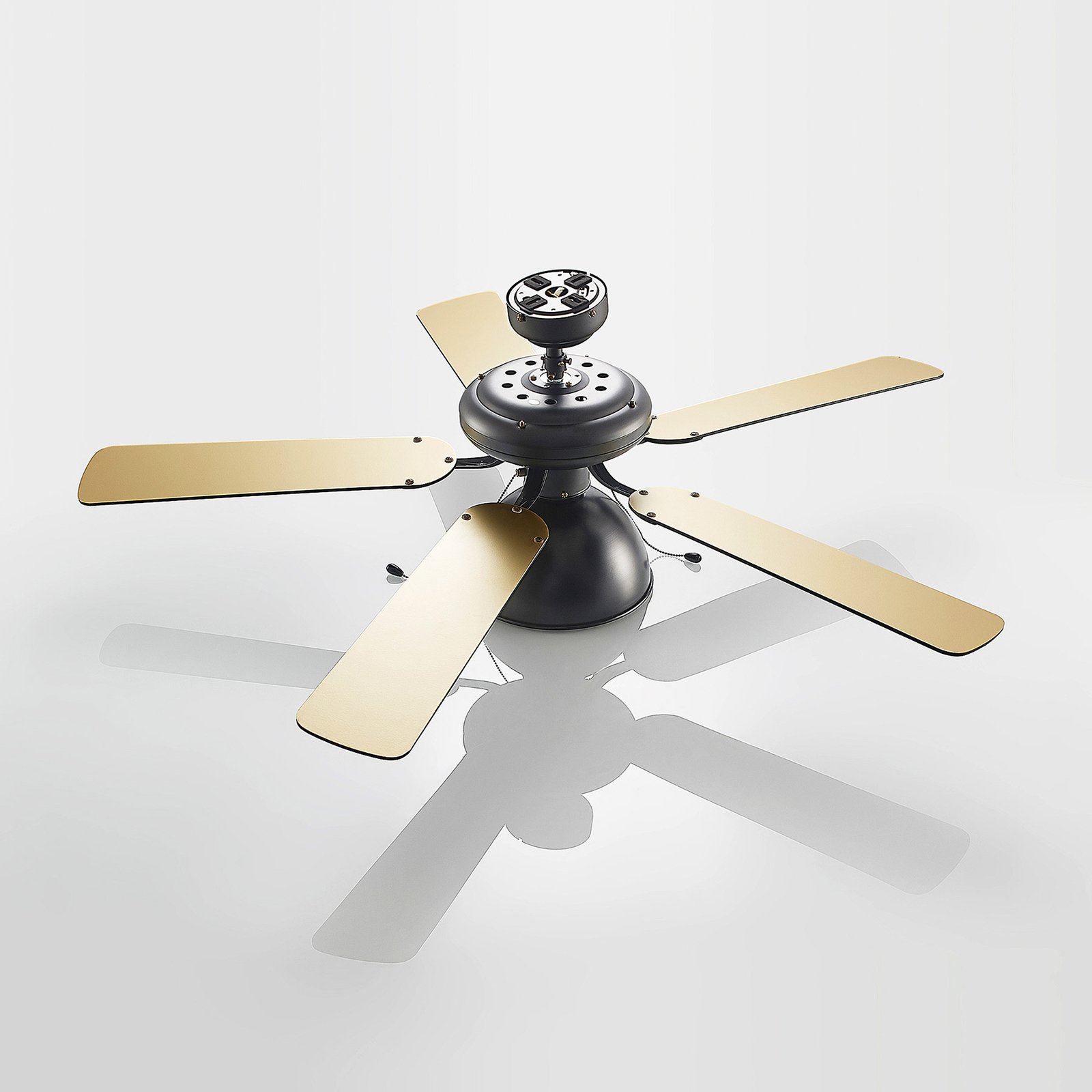 Lucande Deckenventilator mit Licht Shamoian, leise, Ø 130 cm