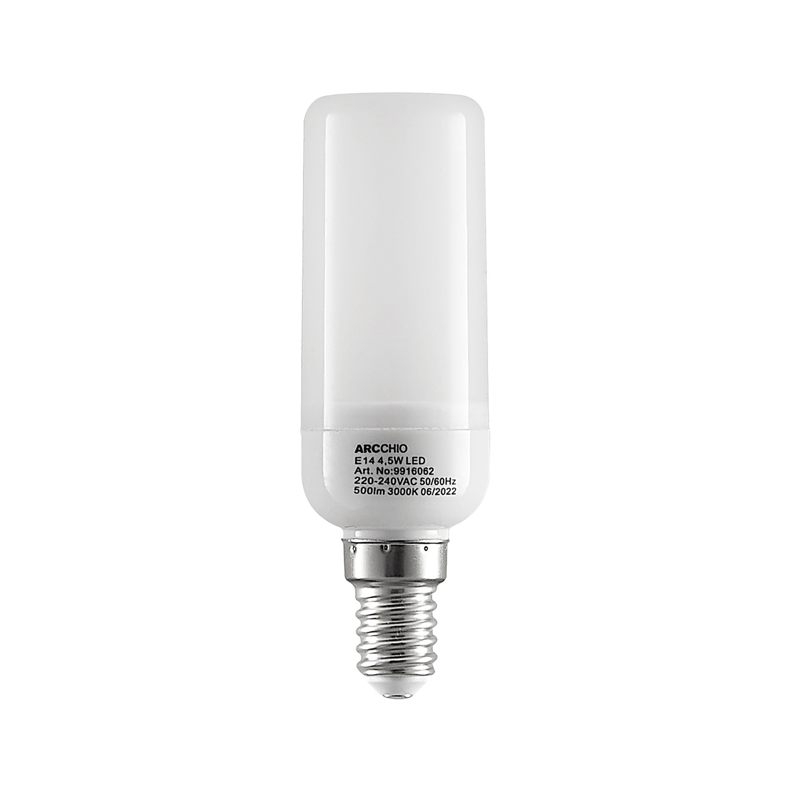 Arcchio LED tube bulb E14 4.5W 3,000K set of 4