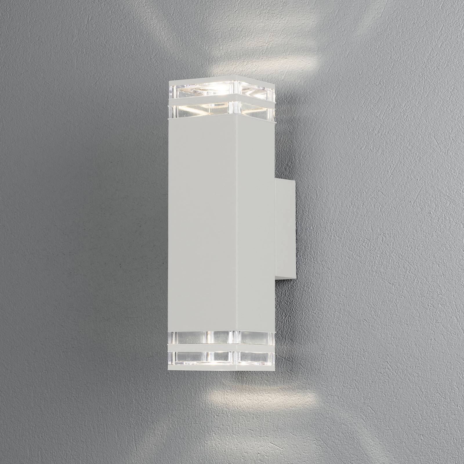 Pollux outdoor wall light, up/down height 27.5 cm