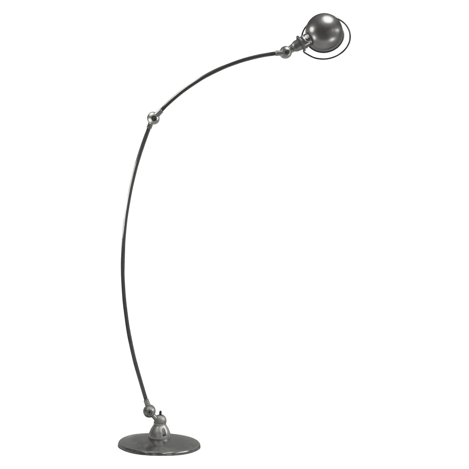 Jieldé Loft C1260 oblúková stojaca lampa, sivá