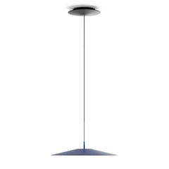 Luceplan Koinè lampada a sospensione LED 927 Ø37cm blu