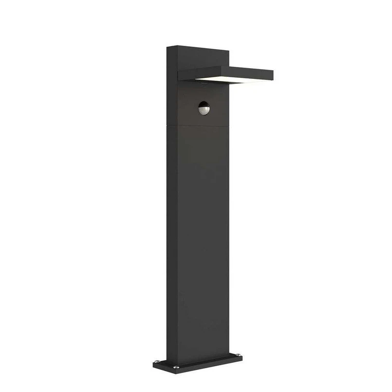 Lucande - Silvan Außen Garten Leuchte w/Sensor Graphite/White