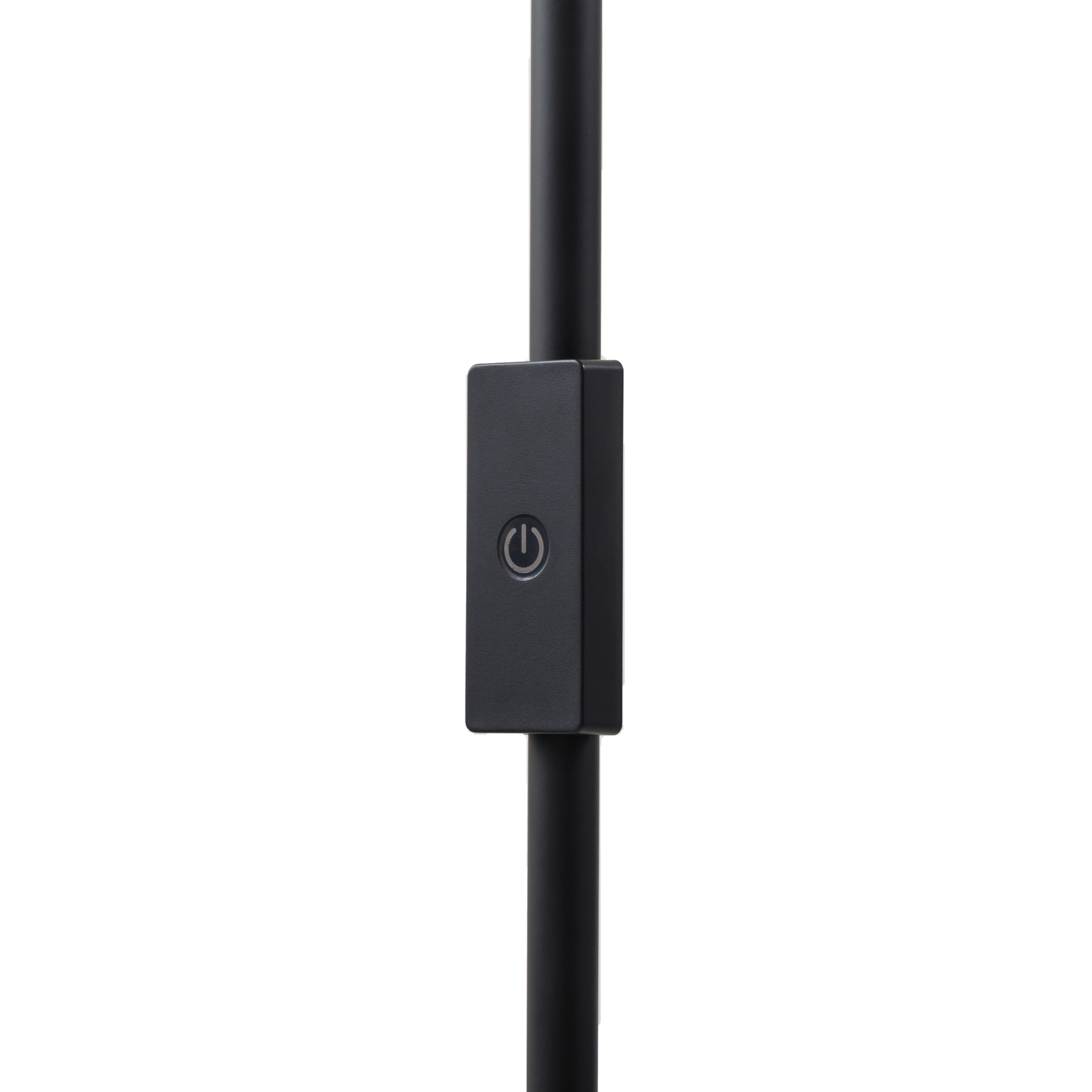 Lindby LED-Stehleuchte Maori, schwarz, CCT, dimmbar, USB