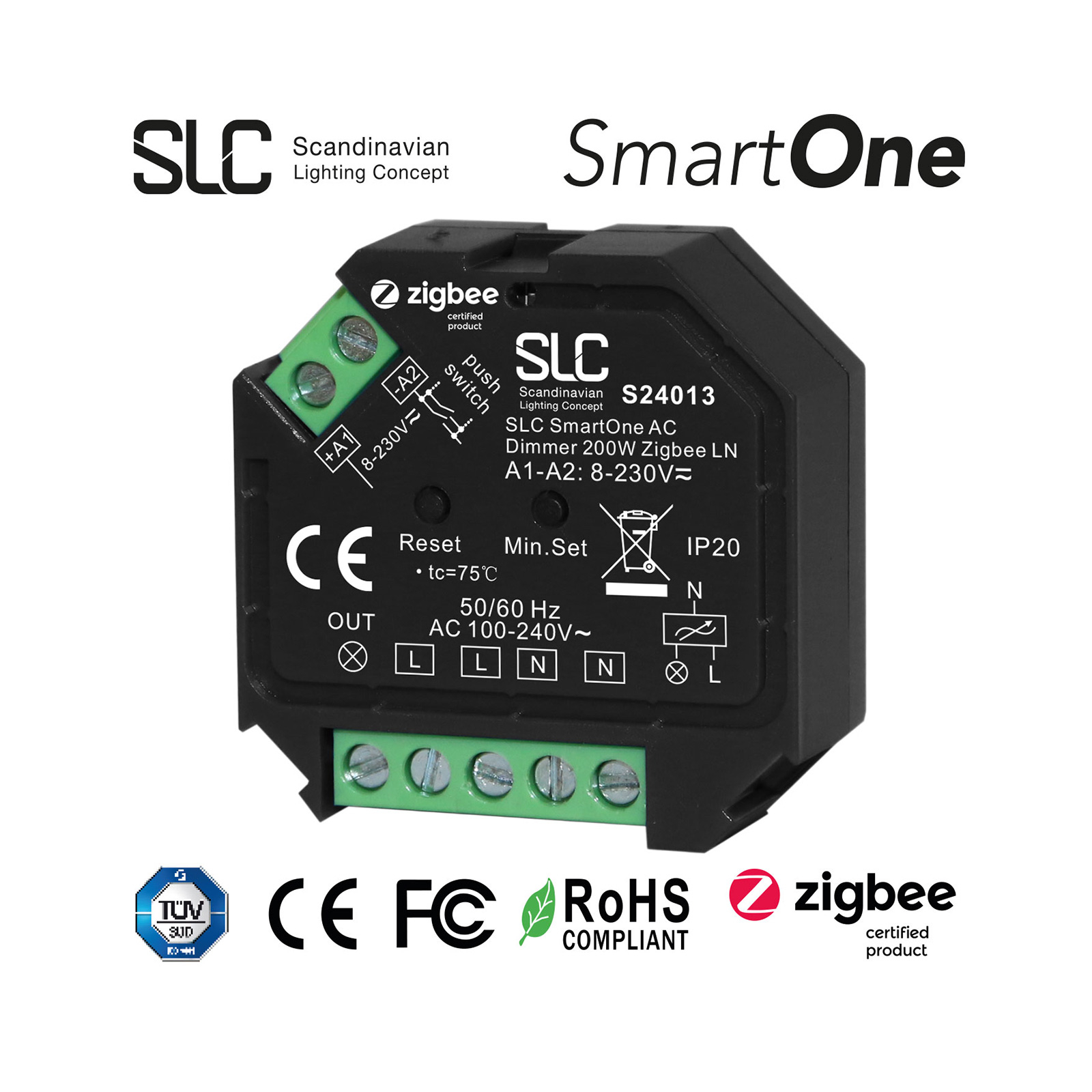 Slc Smartone Ac Stmivac Mini 200w Zigbee Ln Svetla24 Cz