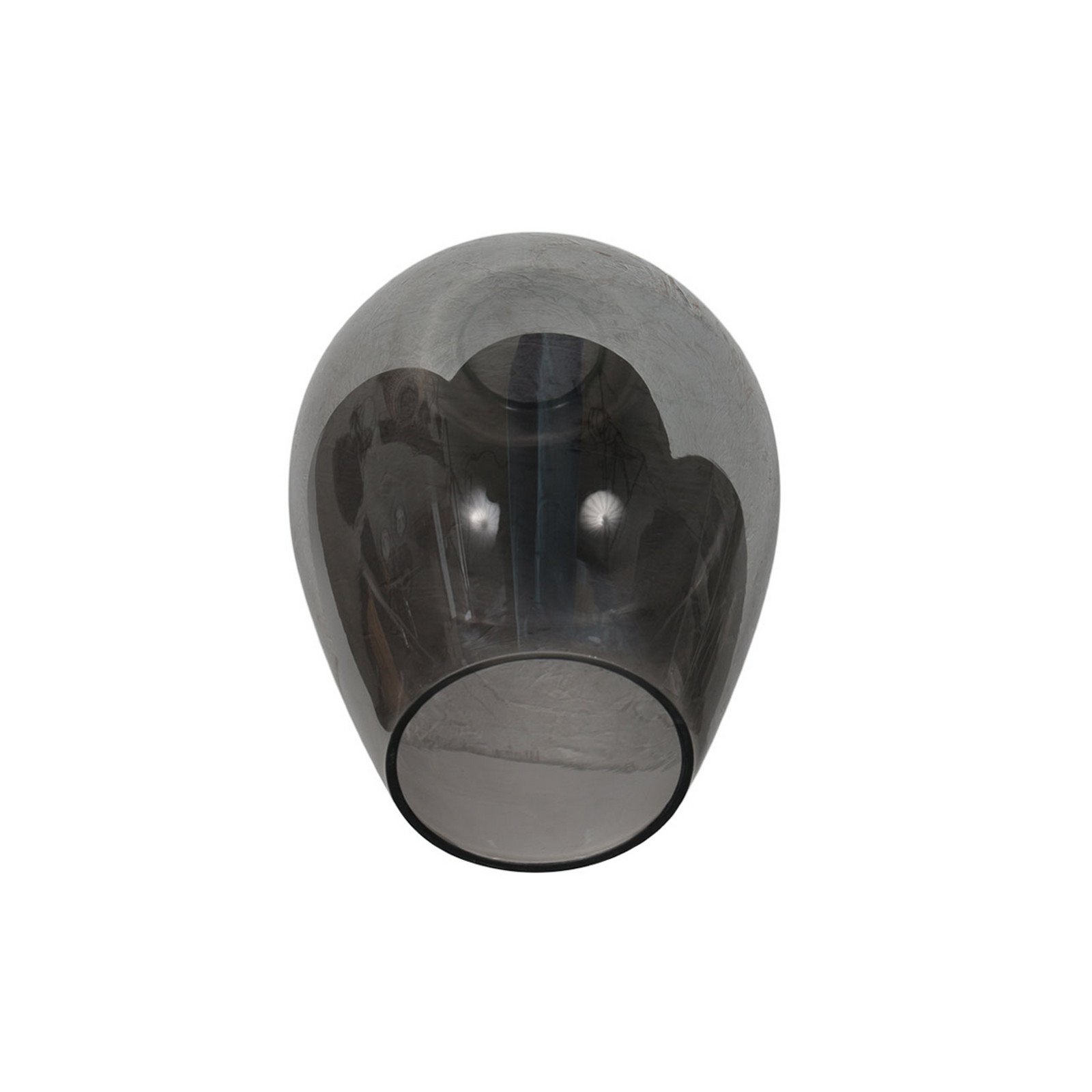 Steinhauer Plafonieră Bloeba negru/gri fumuriu Ø 15 cm picătură de sticlă - Camera de zi / sufragerie - negru gri fumuriu