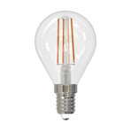 Arcchio LED, lampadina a goccia, E14, 4W, trasparente, 2700K