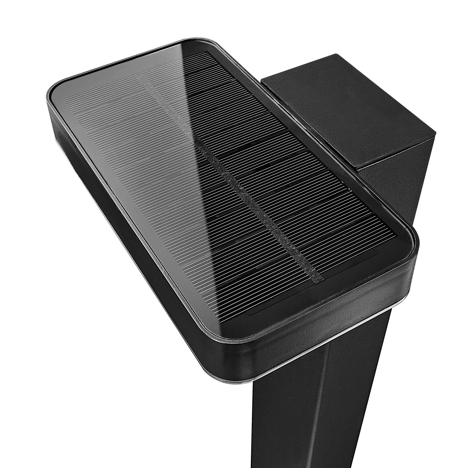 Rica Square LED Napelem Kerti Lámpa Black - Nordlux