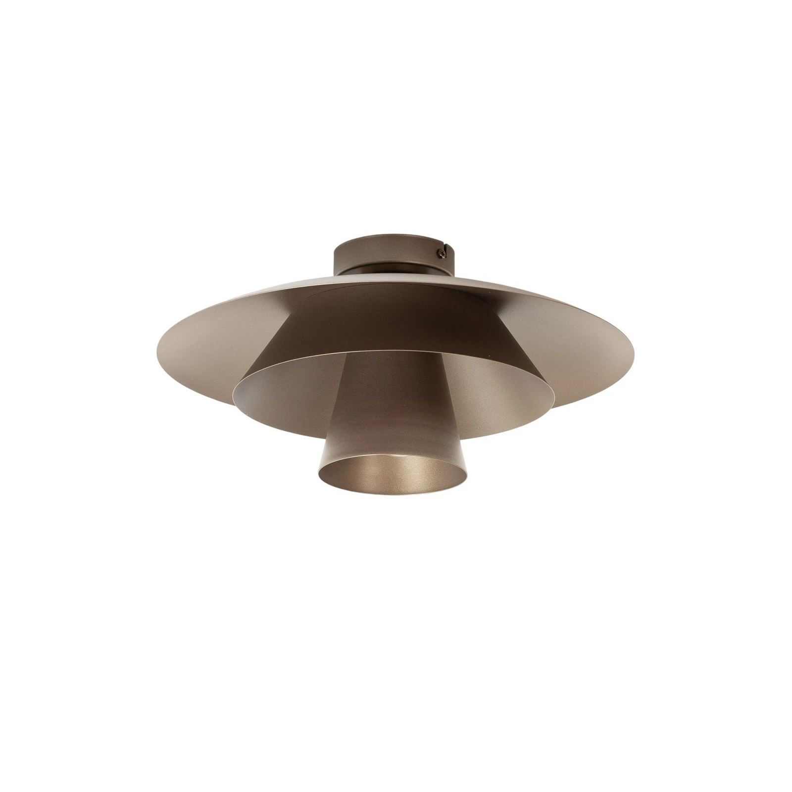 Griestu lampa Plato, titāns, metāls, Ø 38 cm, E27